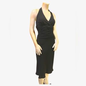 Jones New York Vintage Black Ruched Dress Size 12
